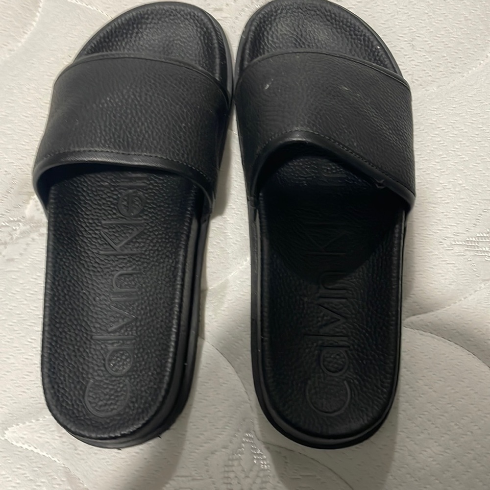 Calvin Klein Leather Sandals. men’s size 7